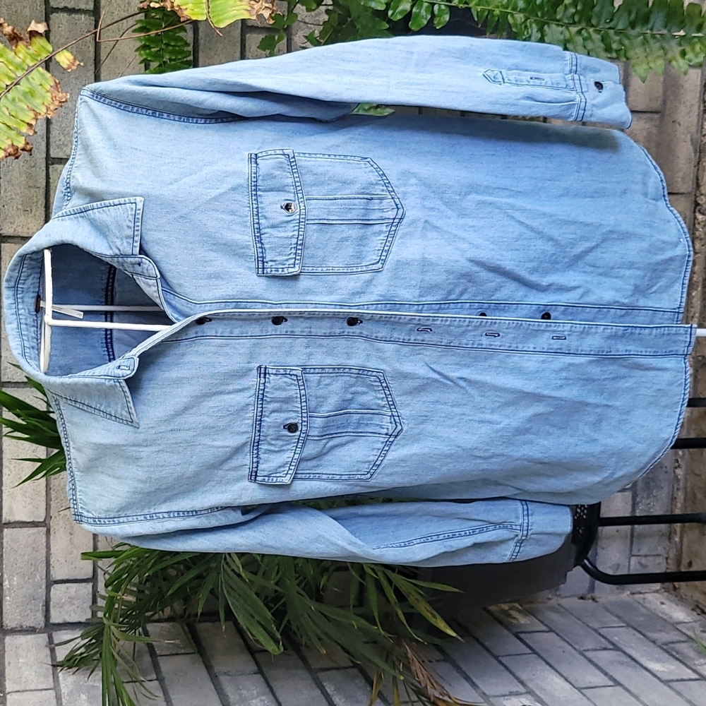 Free people denim shirt